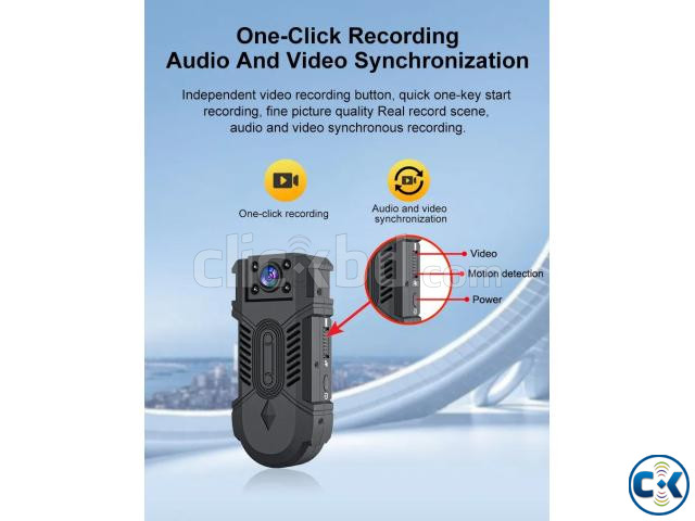 MD32 HD 1080P Body Mini Camera Portable Night Vision | ClickBD image 4