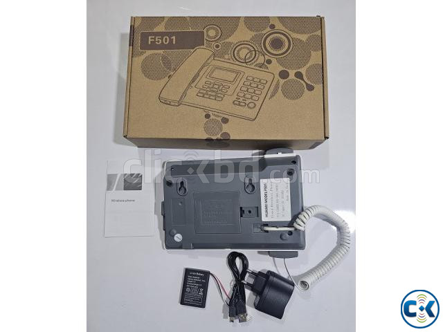 Huawei F501 Land Phone Desk Phone Single Sim White | ClickBD image 3