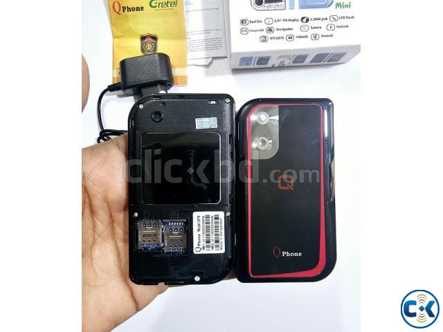 Qphone QP6 Mini Feature Phone Magic Voice Black | ClickBD image 3