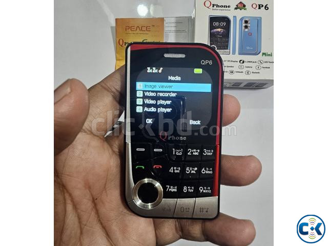 Qphone QP6 Mini Feature Phone Magic Voice Black | ClickBD image 4