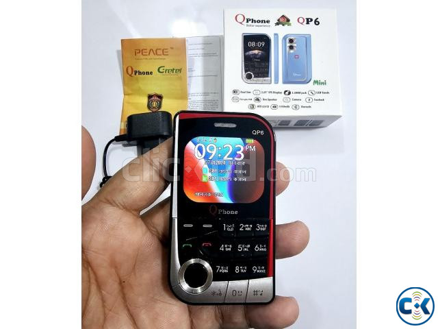 Qphone QP6 Mini Feature Phone Magic Voice Black | ClickBD image 5