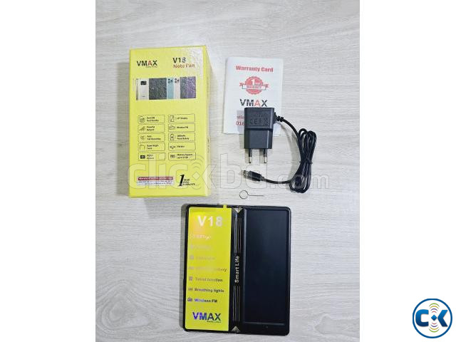Vmax V18 Notepad Fold Phone With Wrighting pad Purple | ClickBD image 3