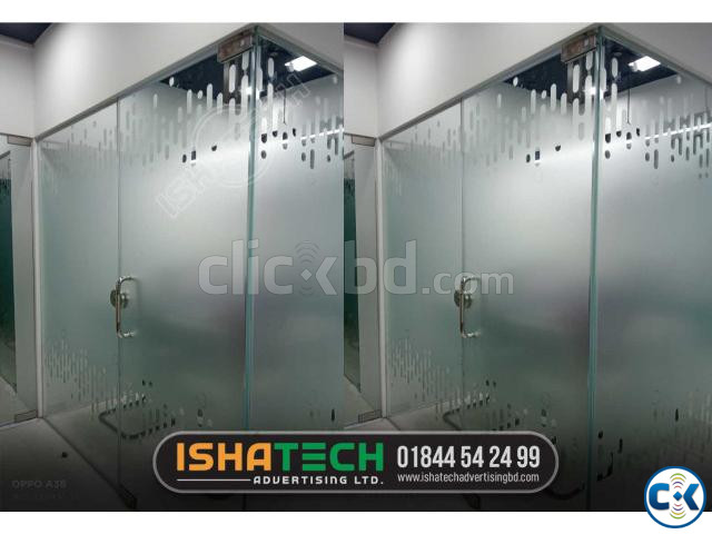Frosted Printing Glass Sticker Victory Properties ltd | ClickBD image 3