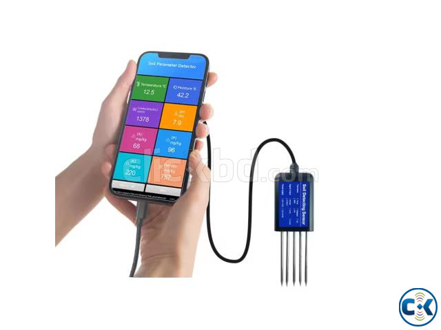 USB type-c 8 in1 soil sensor moisture npk meter | ClickBD image 2