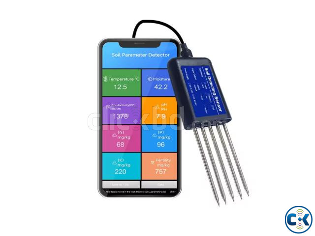 USB type-c 8 in1 soil sensor moisture npk meter | ClickBD image 3