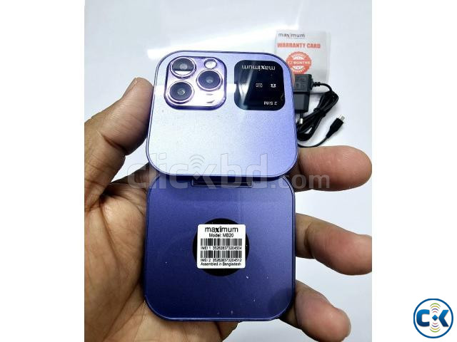 Maximum MB20 Pro Folding Phone Purpel price in Bangladesh | ClickBD image 5