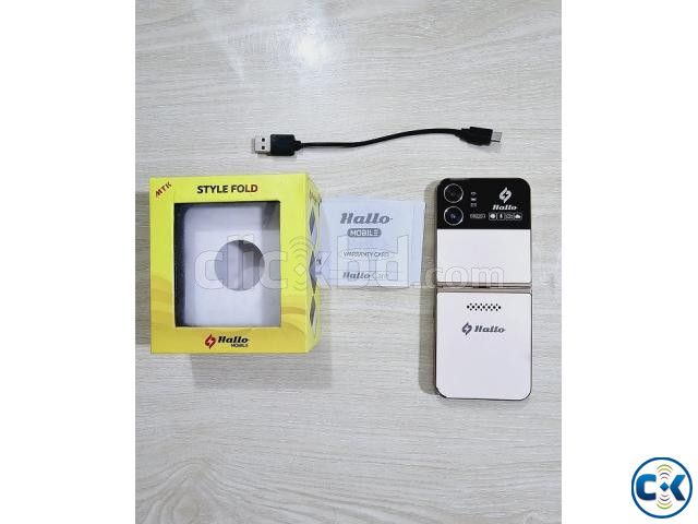 Hallo Style Folding Phone Four Sim Black price in Bangladesh | ClickBD image 2