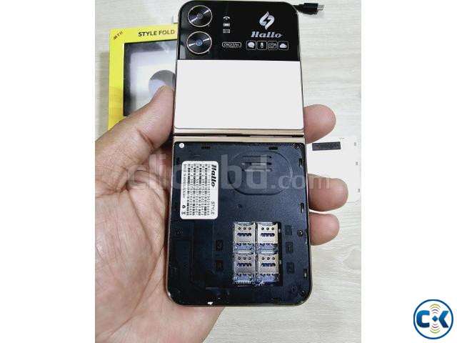 Hallo Style Folding Phone Four Sim Black price in Bangladesh | ClickBD image 3