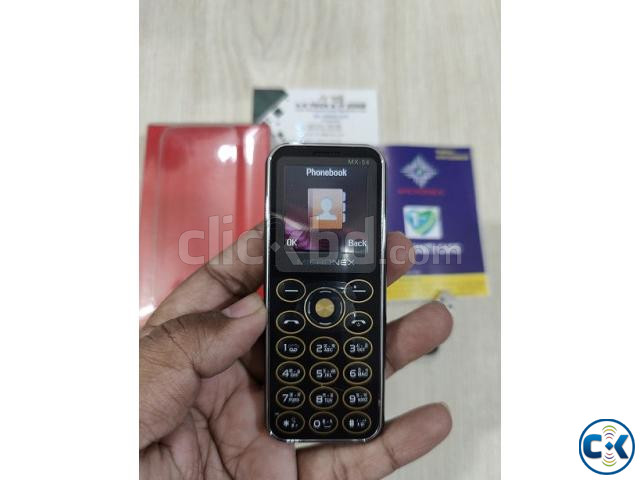 Micronex MX54 Mini Feature Phone Dual Sim-Black | ClickBD image 2