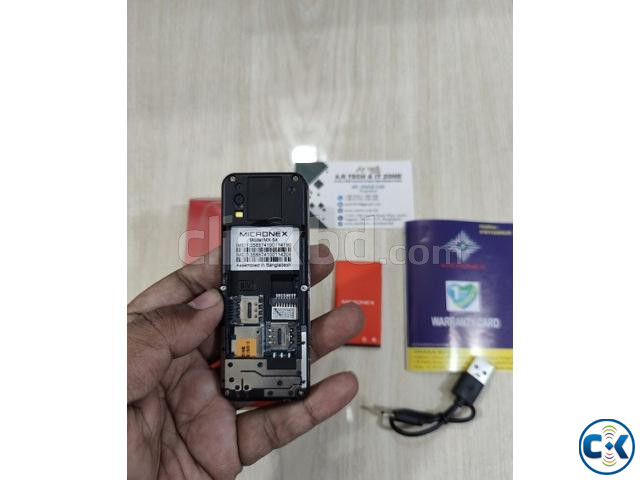 Micronex MX54 Mini Feature Phone Dual Sim-Black | ClickBD image 4