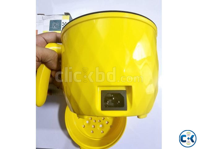 Portable Electric Cooking Pot 1.8L Non-Stick Cooker Double D | ClickBD image 4