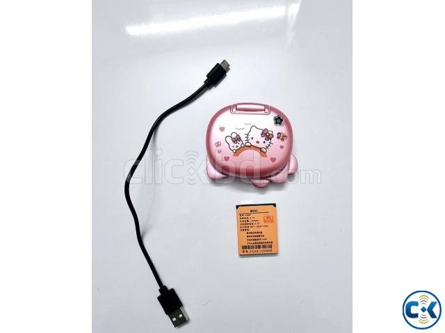 Hello Kitty K688 Folding Phone Pink price in Bangladesh | ClickBD image 3