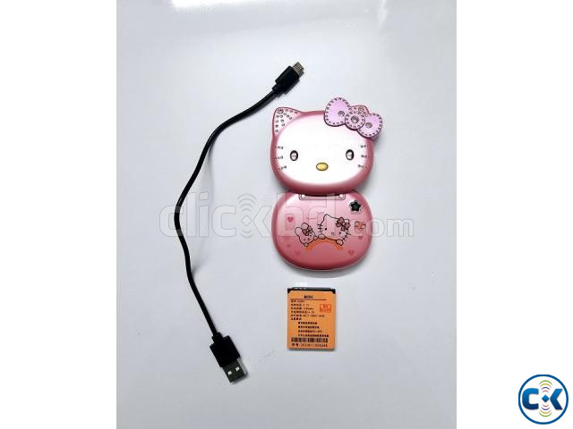 Hello Kitty K688 Folding Phone Pink price in Bangladesh | ClickBD image 4