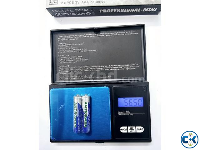 Portable Digital Pocket Weight Scale 500g | ClickBD image 4