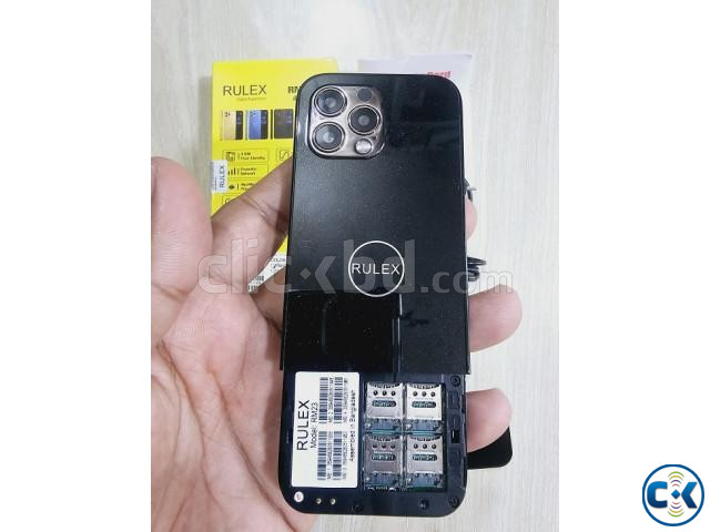 Rulex RM23 Slim Phone Four Sim Black price in Bangladesh | ClickBD image 2