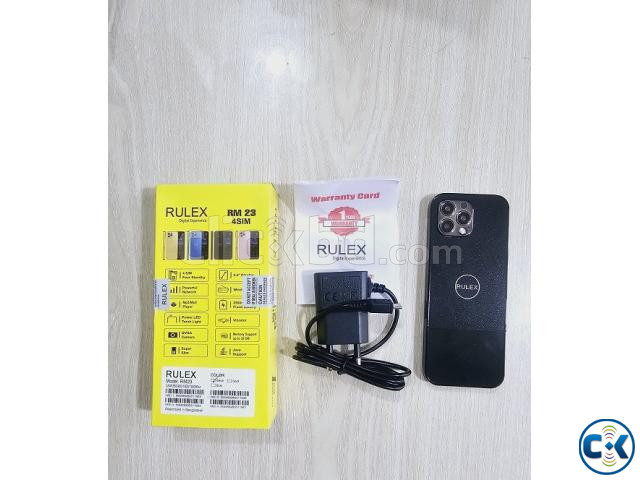 Rulex RM23 Slim Phone Four Sim Black price in Bangladesh | ClickBD image 3