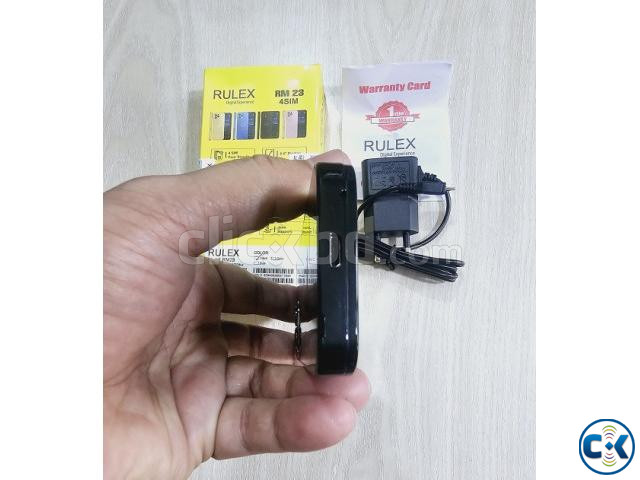 Rulex RM23 Slim Phone Four Sim Black price in Bangladesh | ClickBD image 4