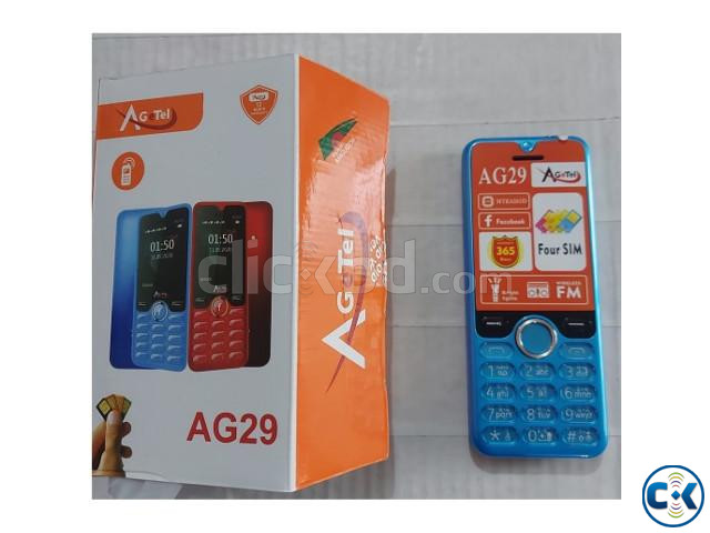Agetel AG29 4 Sim Mobile Phone With Warranty | ClickBD image 3