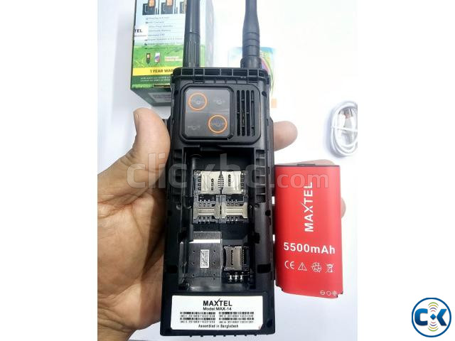 Maxtel Max14 Antina Phone Four Sim Power Bank 5500mAh Green | ClickBD image 4