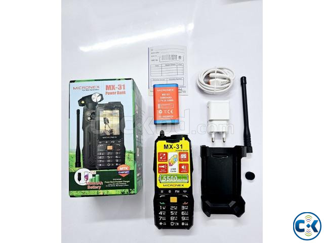 Micronex MX31 Antina Phone Power Bank 5500mAh Four Sim Black | ClickBD image 2