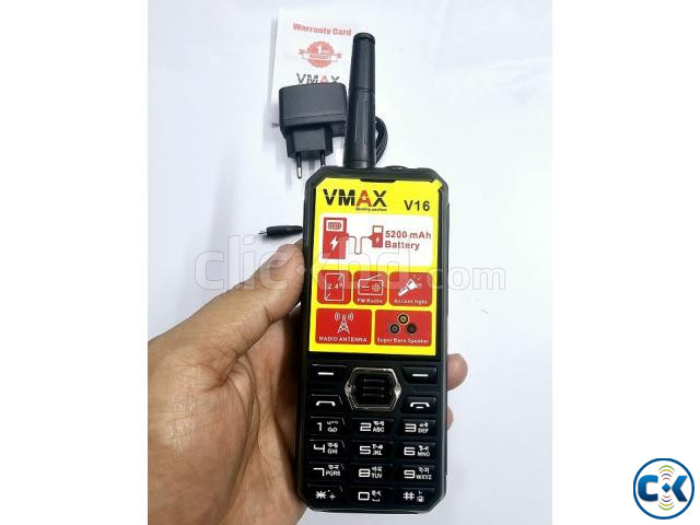 Vmax V16 Antina Phone Power Bank 5200mAh Dual Sim Green | ClickBD image 3