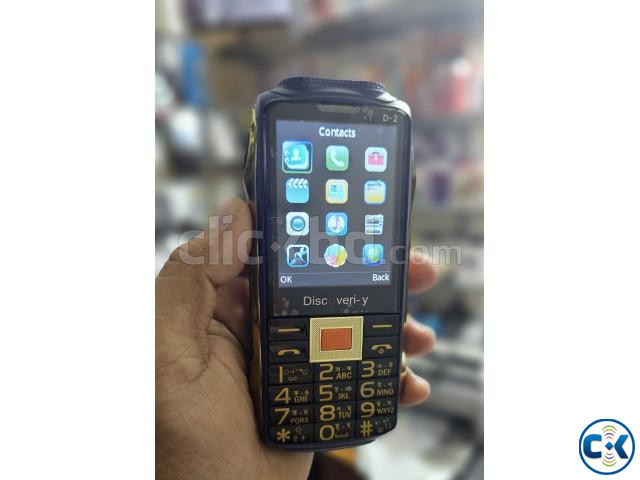 Discoveriy D2 Dual Sim Power Bank Phone 7000mAh Battery | ClickBD image 5