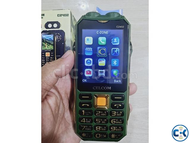 Celcom C2402 Power Bank Phone 8000mAh Dual Sim Blue | ClickBD image 5