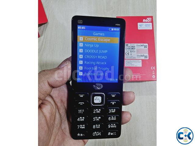 itel it9310 NEO R60 4G Button Phone Gold Wifi Hotspot Dual S | ClickBD image 3