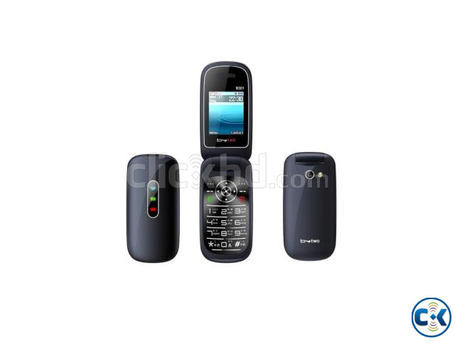 Bytwo B301 folding Flip Mobile Phone Magic Voice Black | ClickBD image 2