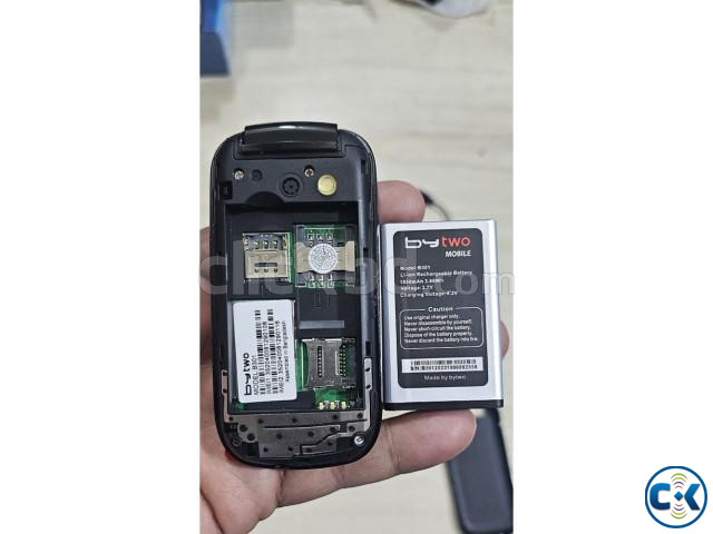 Bytwo B301 folding Flip Mobile Phone Magic Voice Black | ClickBD image 4