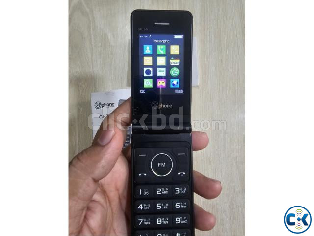 Gphone GP35 Folding Phone Dual Sim Blue price in Bangladesh | ClickBD image 2