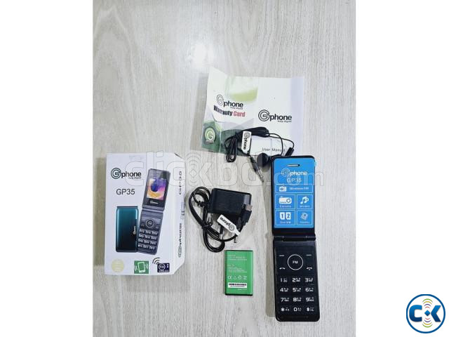 Gphone GP35 Folding Phone Dual Sim Blue price in Bangladesh | ClickBD image 3