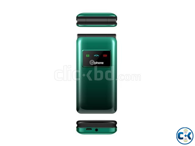 Gphone GP36 Folding Mobile Phone FM Radio Green | ClickBD image 2