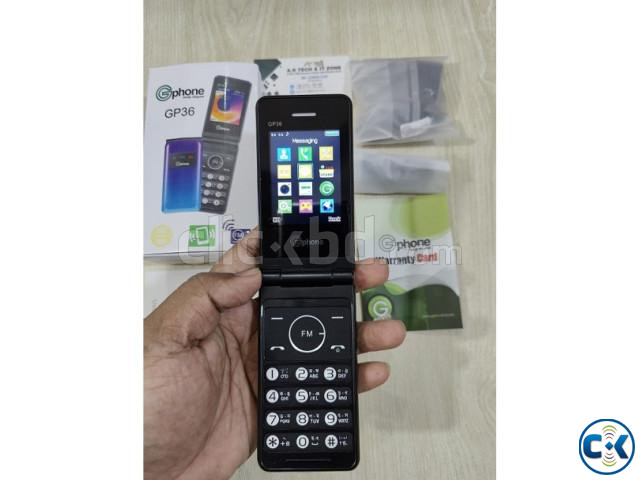 Gphone GP36 Folding Mobile Phone FM Radio Green | ClickBD image 3