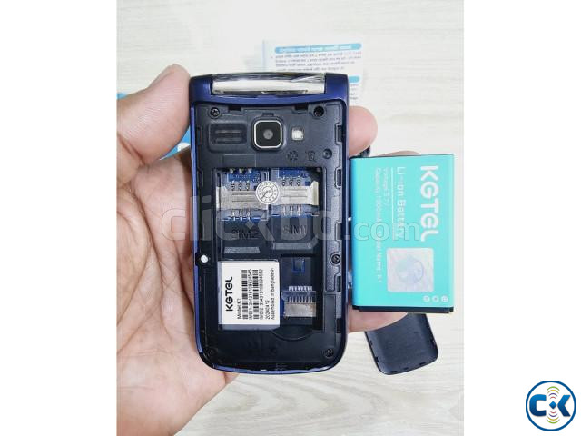 Kgtel K1 Slim Folding Mobile Phone Blue price in Bangladesh | ClickBD image 2