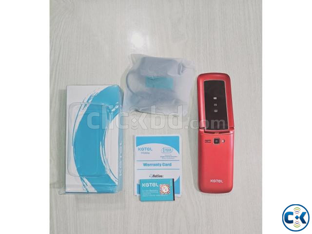 Kgtel K1 Slim Folding Phone Dual Sim Red price in Bangladesh | ClickBD image 3
