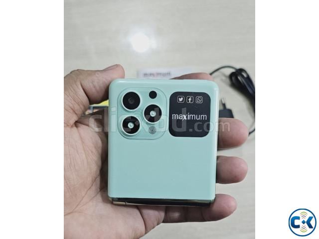 Maximum MB10 Diamond Foldable Phone Blue price in Bangladesh | ClickBD image 2