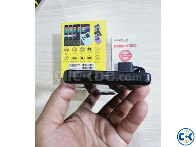 Maximum MB10 Diamond Folding Phone Dual Sim Black | ClickBD image 2