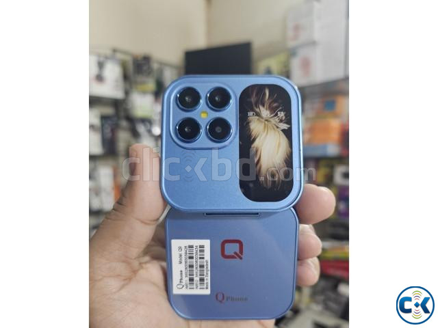 Qphone Q9 Flip Phone Dual Sim Warranty Blue | ClickBD image 2