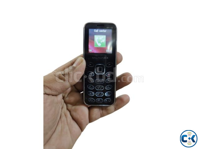 Micronex MX53 Super Slim Mini Phone Dual Sim Warranty - Blac | ClickBD image 2
