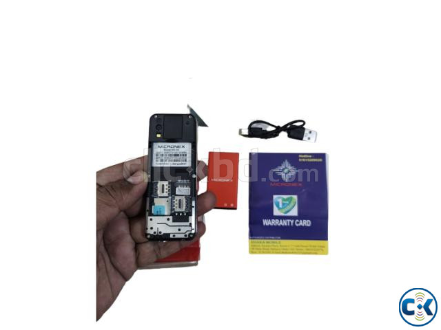 Micronex MX53 Super Slim Mini Phone Dual Sim Warranty - Blac | ClickBD image 5