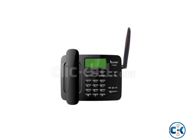 Bontel T1000 Dual Sim Land Phone Auto Call Record With Warra | ClickBD image 2