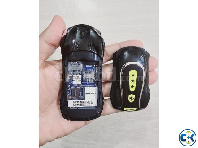 Car Shape Mobile Phone W2020 Dual Sim Camera Black | ClickBD image 3