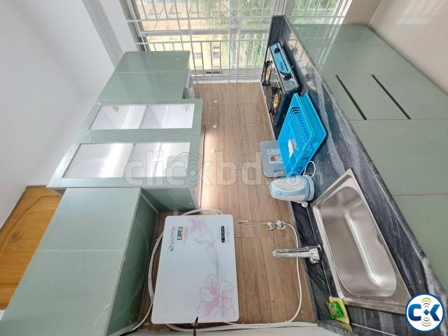 Furnished 2-Bedroom Serviced Apartment Rent in Bashundhara large image 3