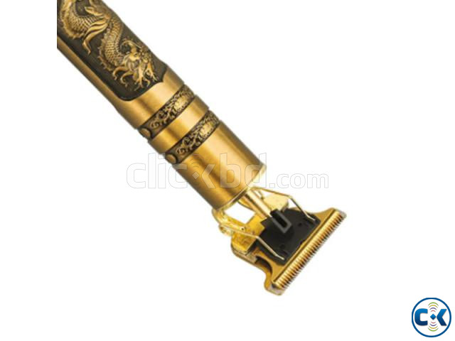 Vintage T9 Trimmer USB Rechargeable Hair Cutting Machine | ClickBD image 3