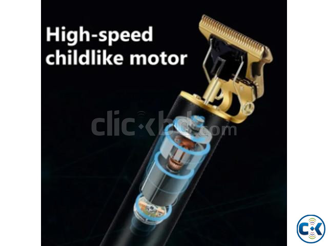 Vintage T9 Trimmer USB Rechargeable Hair Cutting Machine | ClickBD image 5
