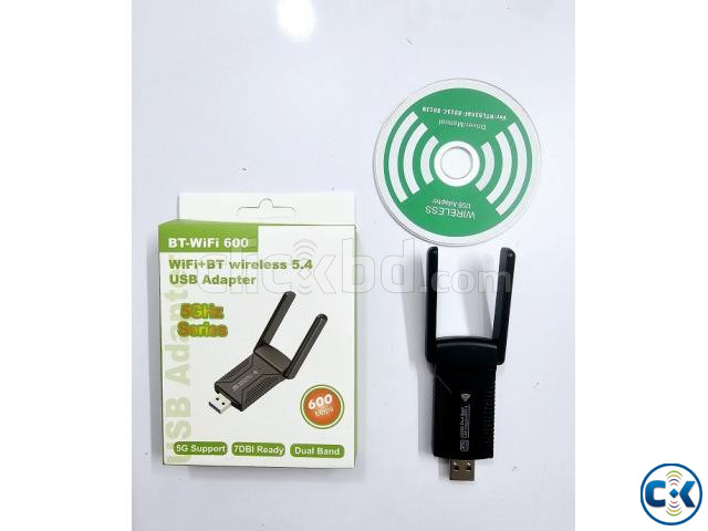 AC600 Dual Band Usb Adapter 600mbps And BT 5.4 | ClickBD image 3