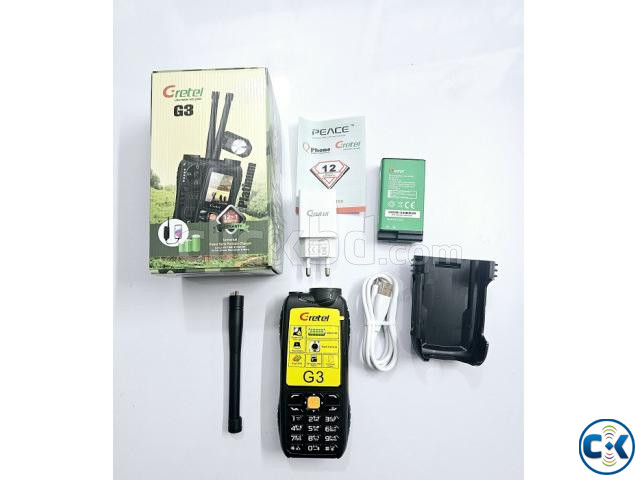 Gretel G3 Antina Power Bank Phone 9800mAh Battery Black | ClickBD image 2