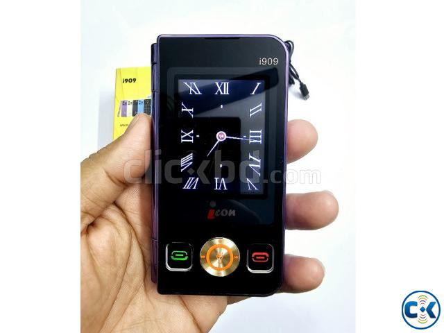 icon i909 Folding Phone Two Display Purpel | ClickBD image 5