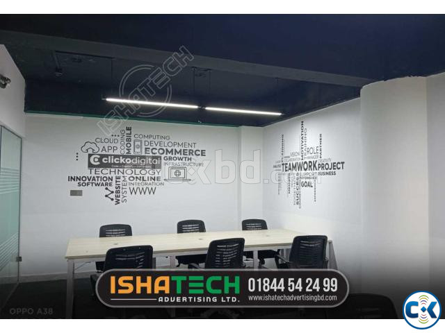 Wall Sticker Office Branding price in Bangladesh | ClickBD image 3